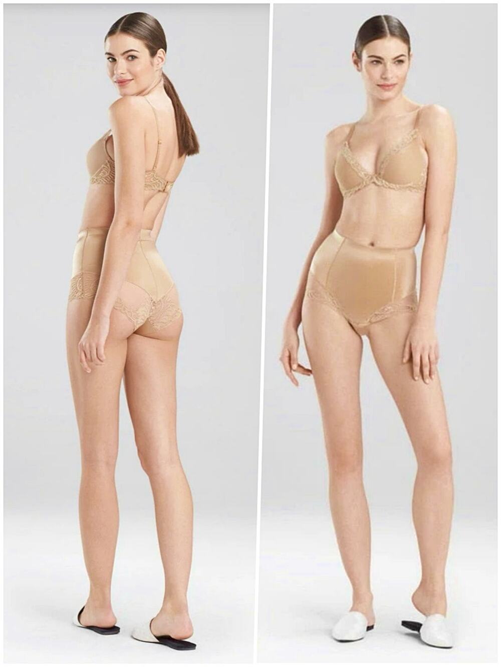NATORI  Feathers Essential Control Top Briefs NUDE Medium